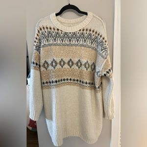 AE Fairisle Sweater Mini Dress